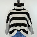 Kerisma London Stripe Sweater in Grey and Black-131 - Sweaters F/W (June - Nov)-Little Bird Boutique
