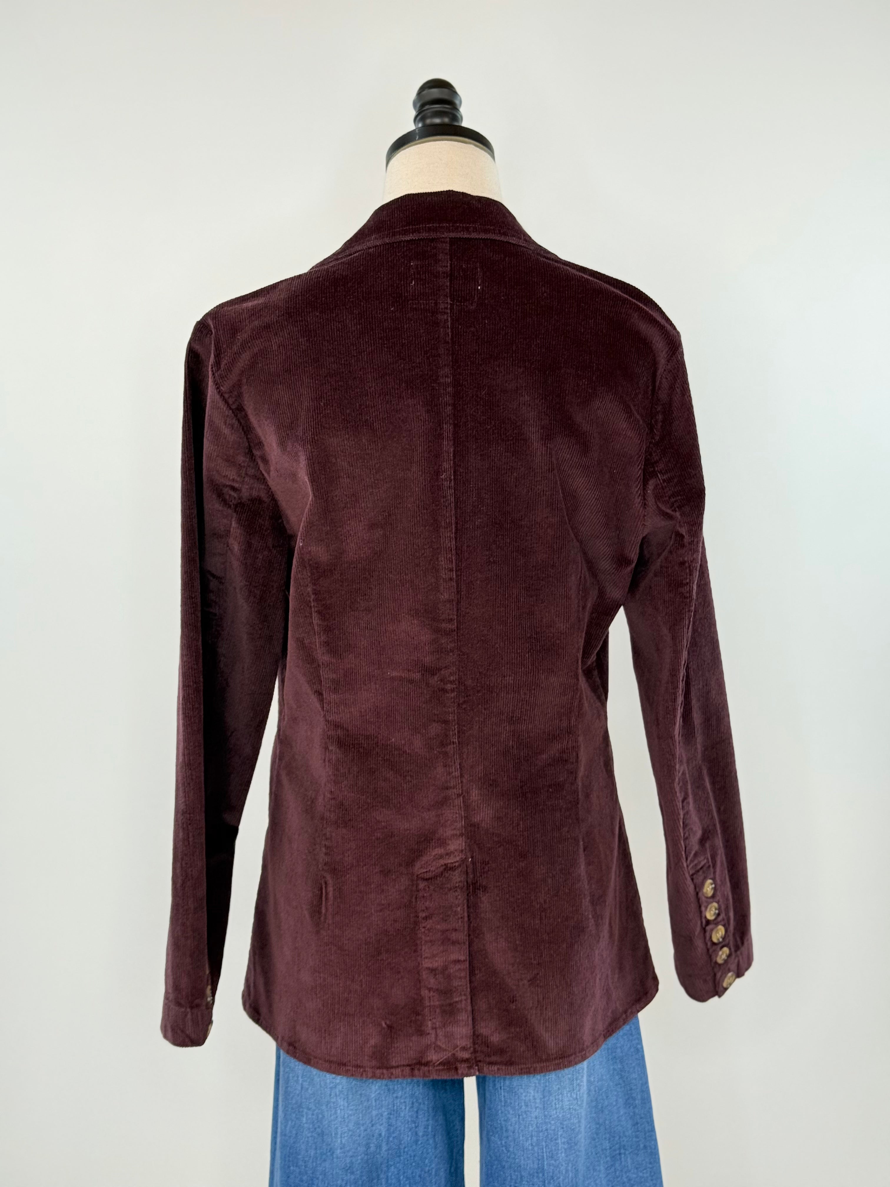 Jak and Rae Patty Blazer in Deep Plum-143 Blazers-Little Bird Boutique