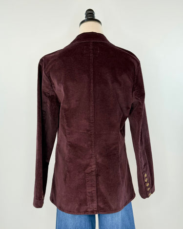 Jak and Rae Patty Blazer in Deep Plum-143 Blazers-Little Bird Boutique