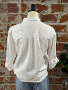 Thread & Supply Marina Shirt in White-112 - Woven Top S/S (Jan - June)-Little Bird Boutique