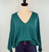 Kerisma Ryu Sweater in Dark Teal-133 - Sweaters (Holiday)-Little Bird Boutique
