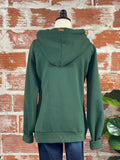 Wanakome Athena Hoodie in Forest Green-141 Outerwear Coats & Jackets-Little Bird Boutique