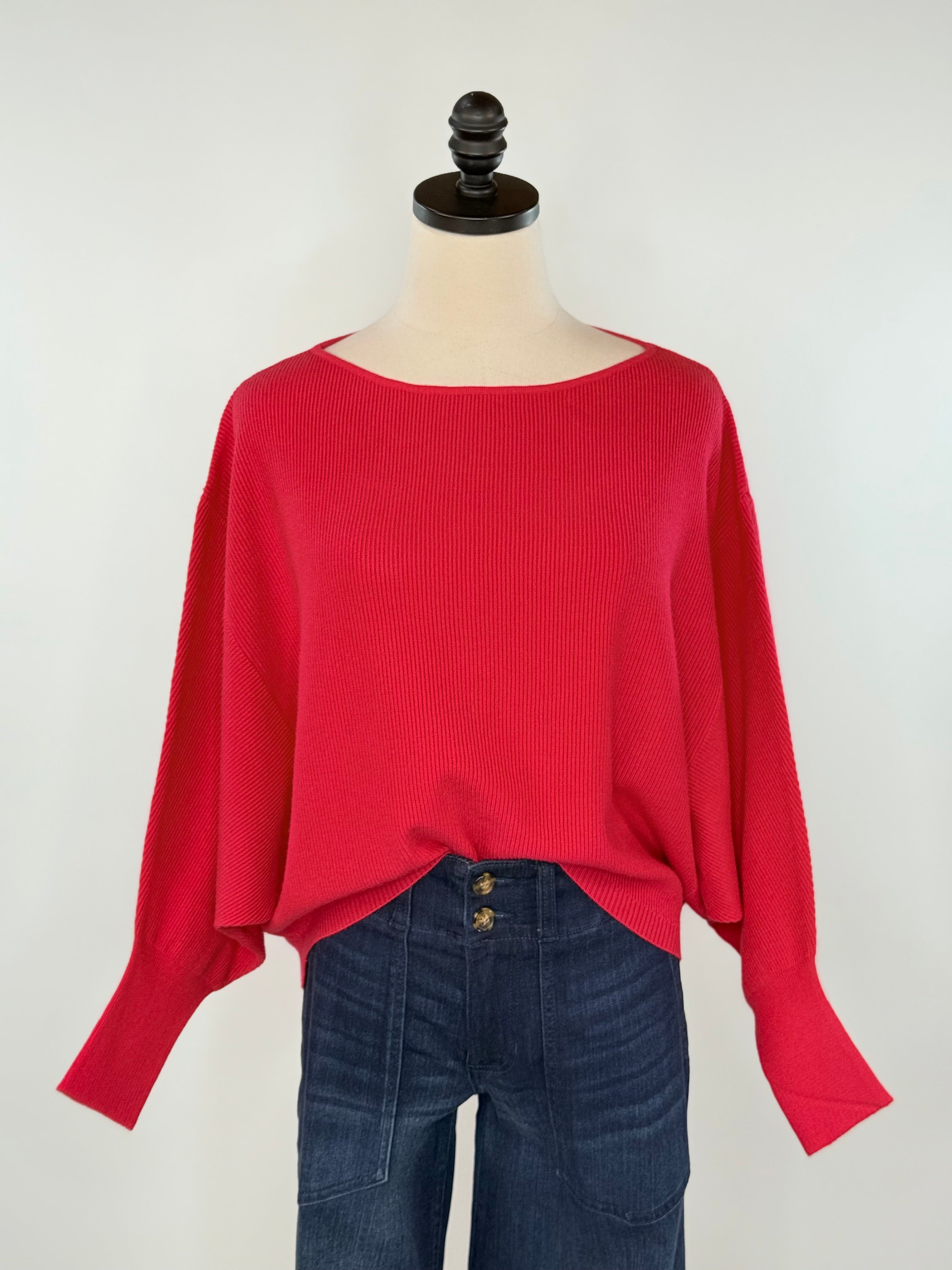 Kerisma Yuzu Sweater in Scarlet-133 - Sweaters (Holiday)-Little Bird Boutique