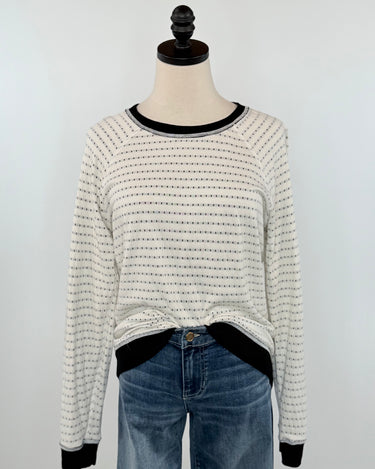 Flag and Anthem Frannie Reversible Top in Black and White-121 - Jersey Tops F/W (June - Nov)-Little Bird Boutique