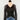 Hudson Top in Black with Floral Sleeves-111 - Woven Top F/W (June- Nov)-Little Bird Boutique