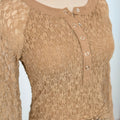 Promise Lace Top in Taupe-111 - Woven Top F/W (June- Nov)-Little Bird Boutique