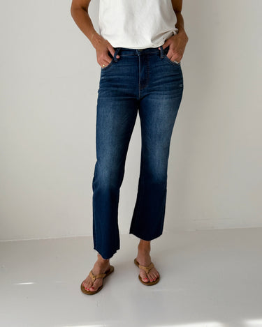 Kut from the Kloth Kelsey Jeans in Royal Dark Stone Wash-210 Denim-Little Bird Boutique