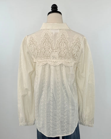 Dear John Simonette Top in Whitecap-111 - Woven Top F/W (June- Nov)-Little Bird Boutique