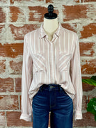 Thread and Supply Myla Top in Pink Dust-111 - Woven Top F/W (July - Dec)-Little Bird Boutique