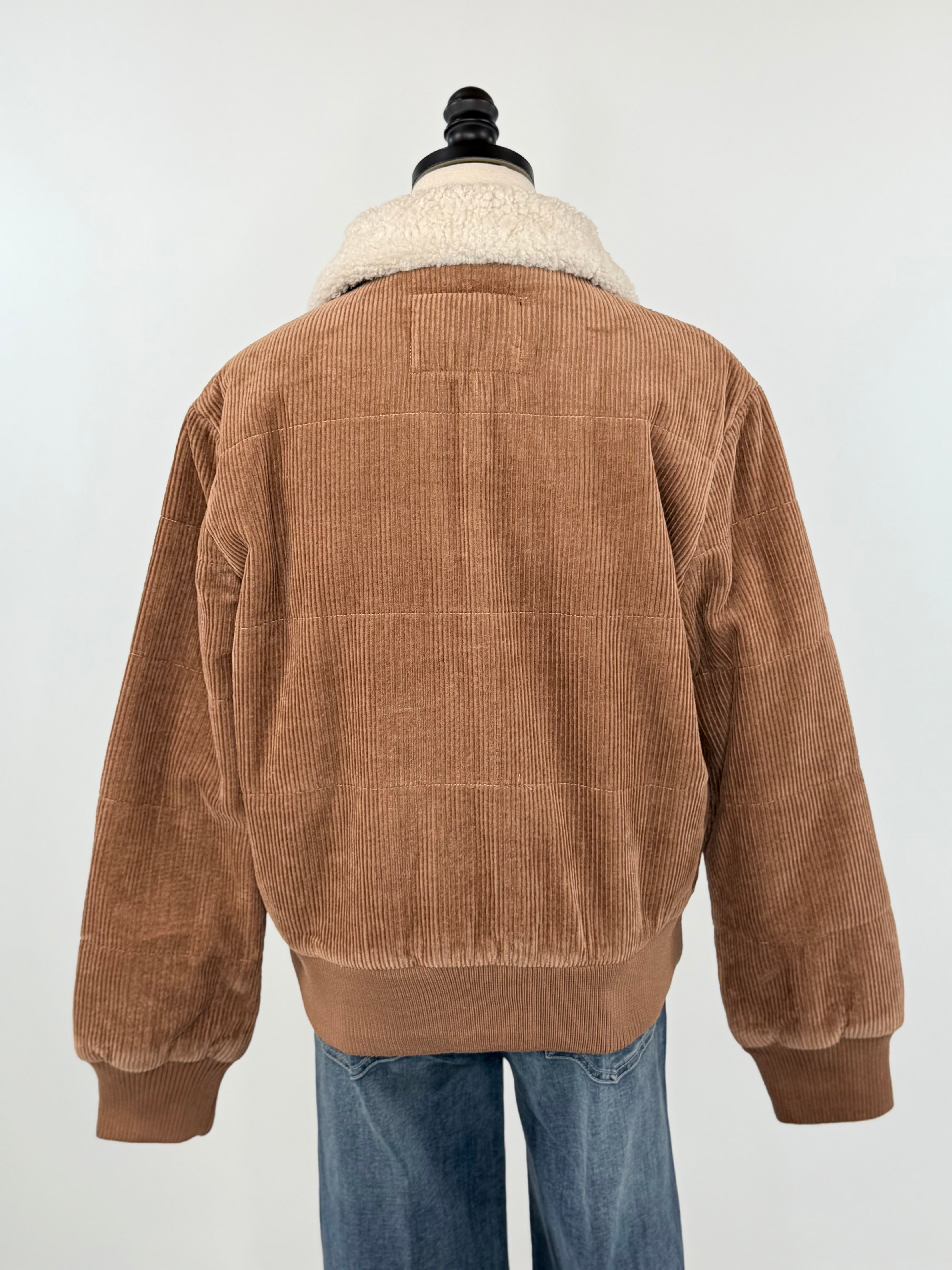 Dear John Hallie Corduroy Jacket in Melted Butterscotch-141 Outerwear Coats & Jackets-Little Bird Boutique