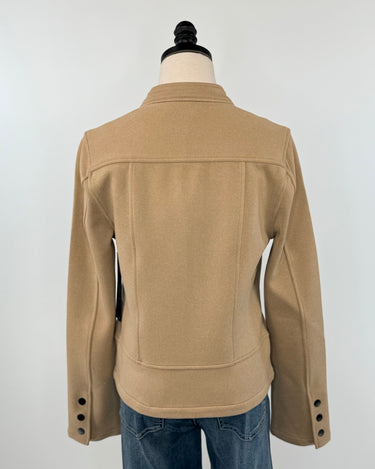 Liverpool Biker Jacket in Camel-141 Outerwear Coats & Jackets-Little Bird Boutique
