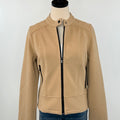Liverpool Biker Jacket in Camel-141 Outerwear Coats & Jackets-Little Bird Boutique