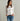 Sanctuary Raglan Crew Sweater in White and Light Oat Stripe-131 - Sweaters F/W (June - Nov)-Little Bird Boutique