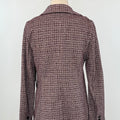 Liverpool Boyfriend Blazer with Removable Hood in Wine Multi-143 Blazers-Little Bird Boutique