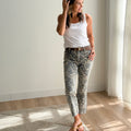 Kut from the Kloth Kelsey Jeans in Leopard Print-210 Denim-Little Bird Boutique