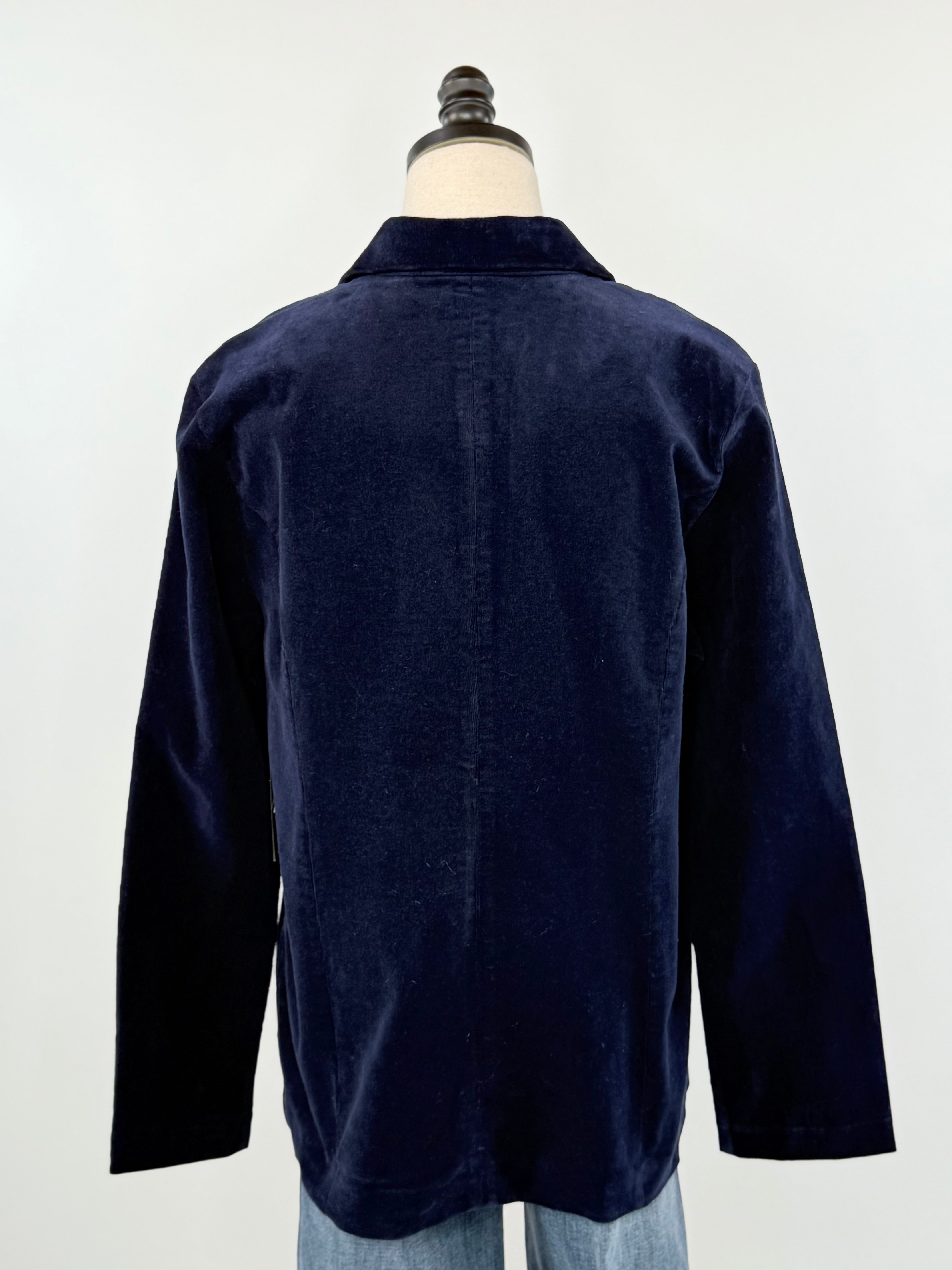 Liverpool Corduroy Boyfriend Blazer in Arctic Night-143 Blazers-Little Bird Boutique