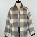 Flag and Anthem Anniston Reversible Quilted Bomber Jacket in Grey and Brown-141 Outerwear Coats & Jackets-Little Bird Boutique