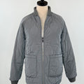 Flag and Anthem Anniston Reversible Quilted Bomber Jacket in Grey and Brown-141 Outerwear Coats & Jackets-Little Bird Boutique