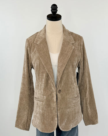 Liverpool Fitted Blazer in Harvest Khaki-143 Blazers-Little Bird Boutique