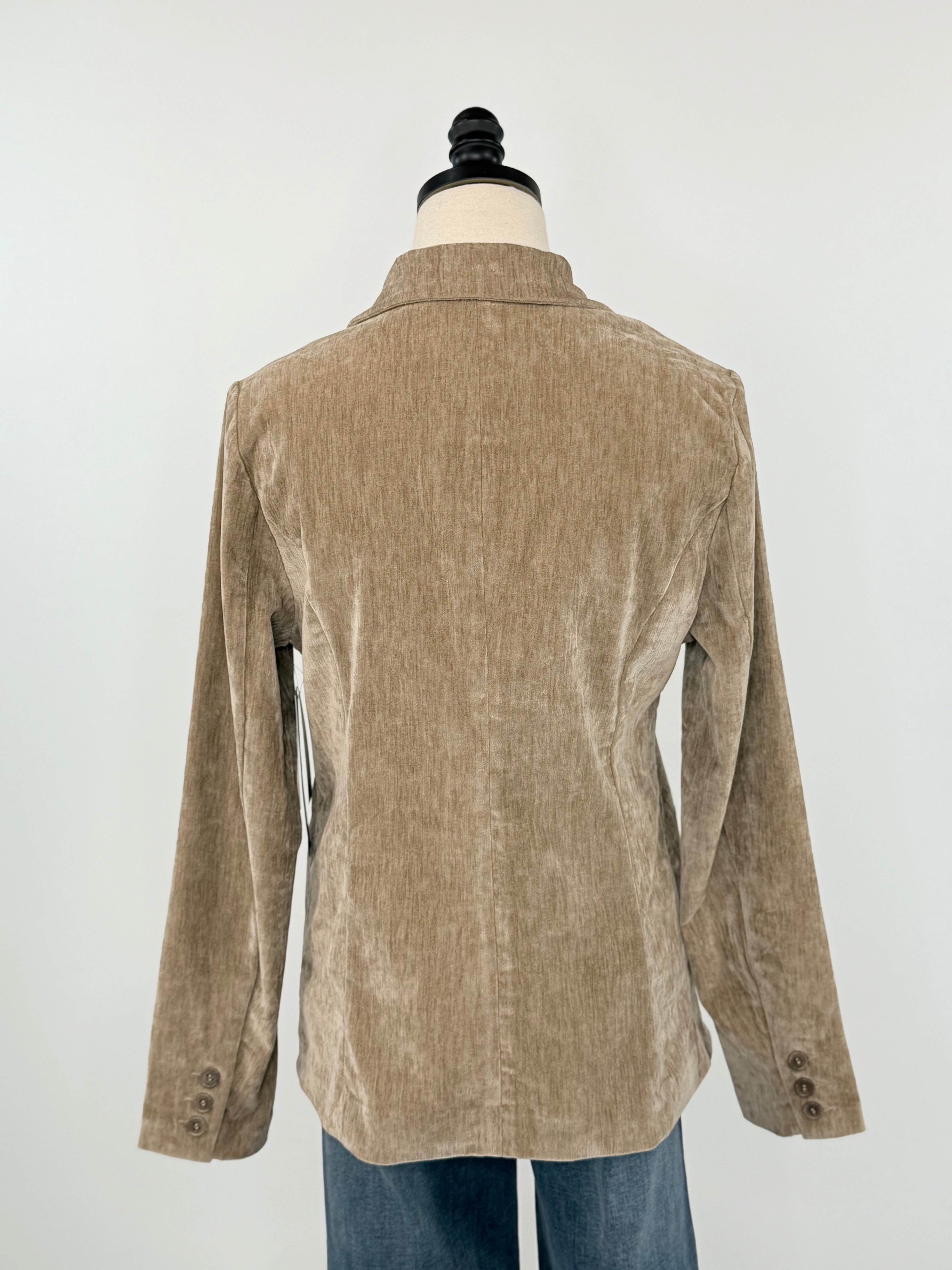 Liverpool Fitted Blazer in Harvest Khaki-143 Blazers-Little Bird Boutique