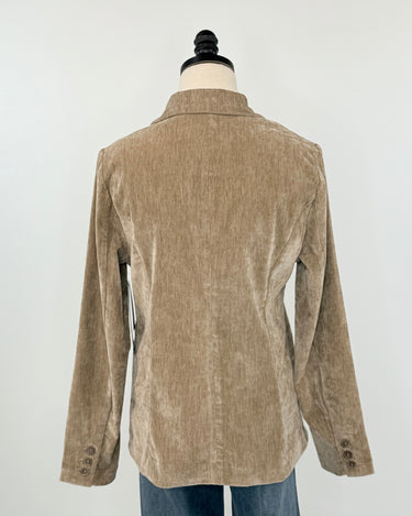 Liverpool Fitted Blazer in Harvest Khaki-143 Blazers-Little Bird Boutique