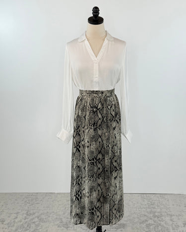 Gentle Fawn Adeline Skirt in Jade Snake-231 Skirts-Little Bird Boutique