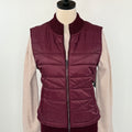 Liverpool Quilted Vest in Wine Berry-141 Outerwear Coats & Jackets-Little Bird Boutique