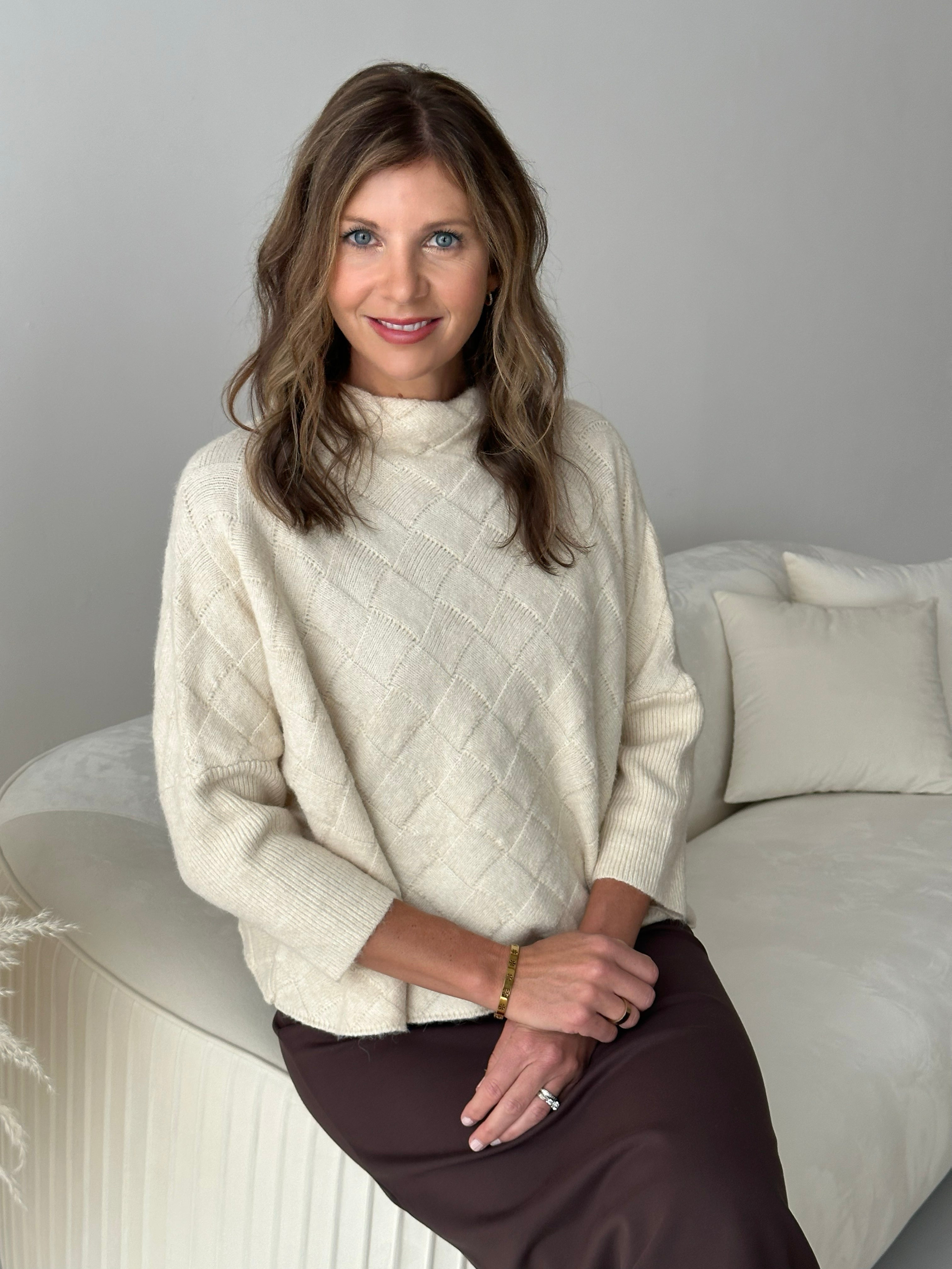Kerisma Rowena Sweater in Cream-131 - Sweaters F/W (July - Dec)-Little Bird Boutique