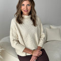 Kerisma Rowena Sweater in Cream-131 - Sweaters F/W (July - Dec)-Little Bird Boutique
