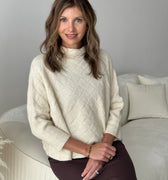 Kerisma Rowena Sweater in Cream-131 - Sweaters F/W (July - Dec)-Little Bird Boutique
