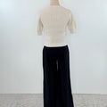 Kut from the Kloth Meg Wide Leg Trouser Pant in Black-220 Pants-Little Bird Boutique