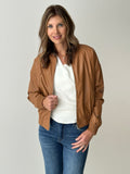 Another Love Dion Bomber Jacket in Saddle-141 Outerwear Coats & Jackets-Little Bird Boutique