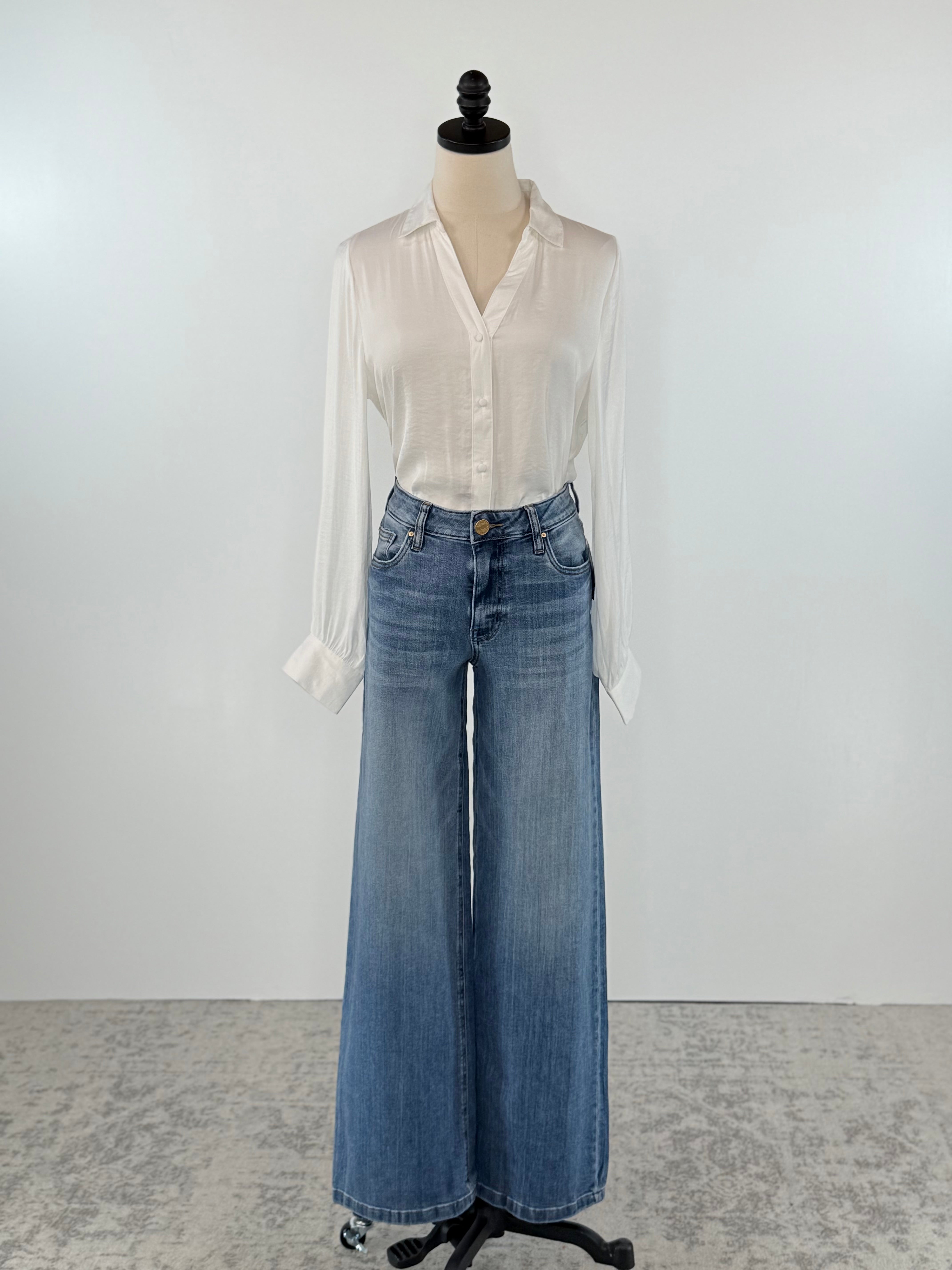 Kut from the Kloth Jean High Rise in Ablaze-210 Denim-Little Bird Boutique