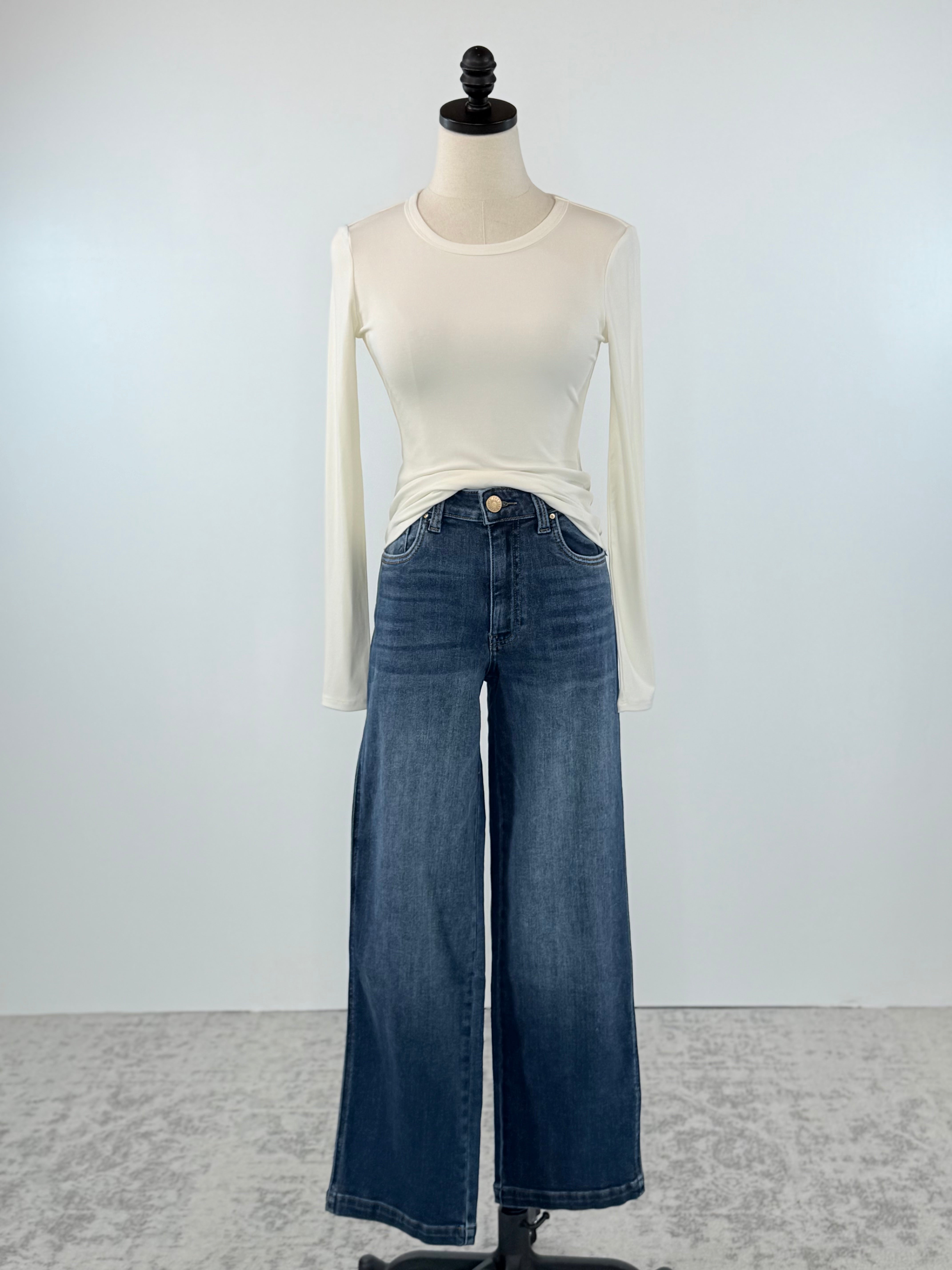 Kut from the Kloth Pattie Denim in Razor-210 Denim-Little Bird Boutique