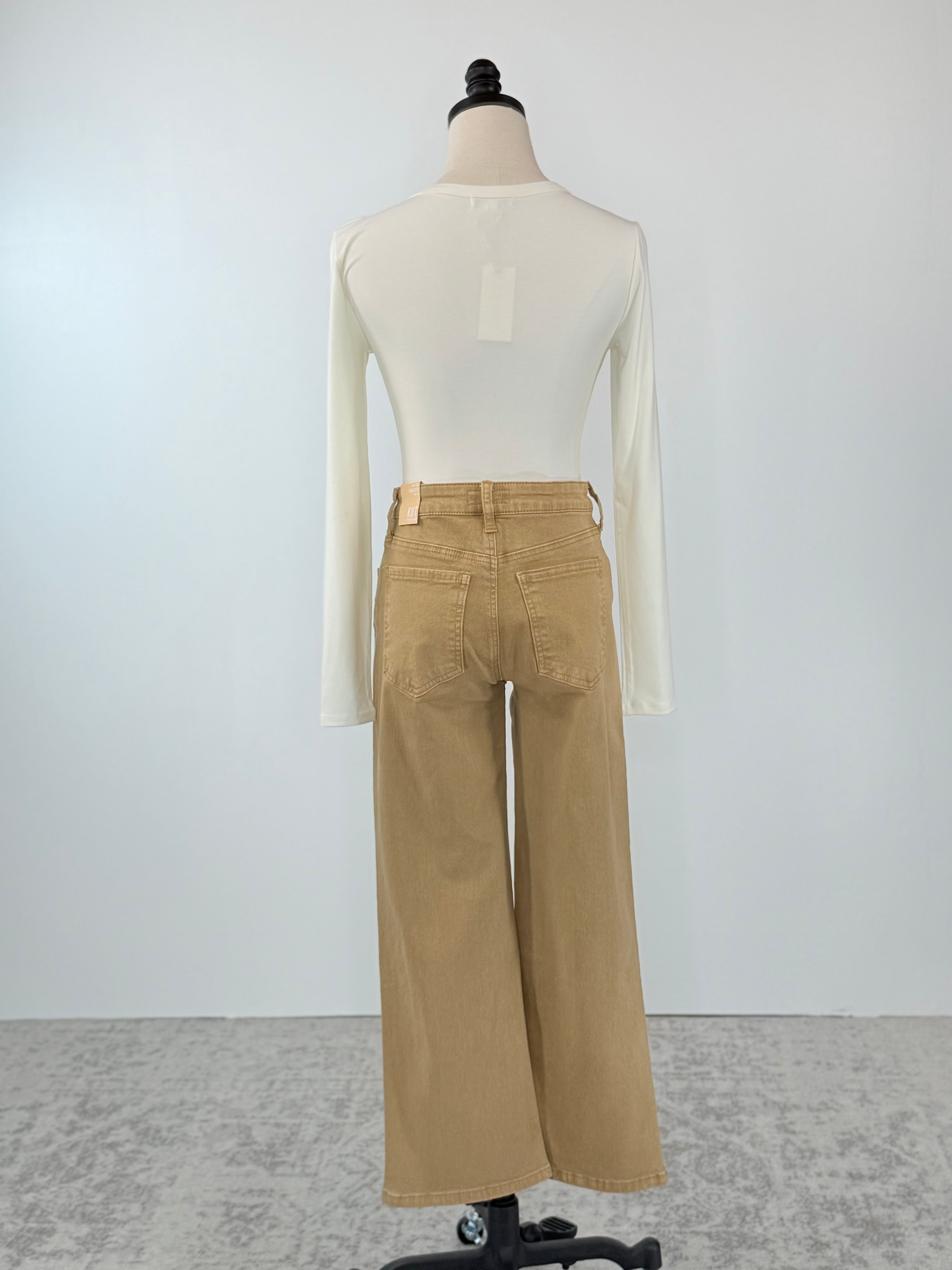 Kut from the Kloth Charlotte High Rise Pants in Caramel-220 Pants-Little Bird Boutique