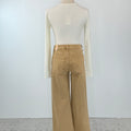 Kut from the Kloth Charlotte High Rise Pants in Caramel-220 Pants-Little Bird Boutique