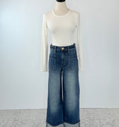 Kut from the Kloth Sienna Roll up Denim in Serene-210 Denim-Little Bird Boutique