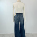 Kut from the Kloth Sienna Roll up Denim in Serene-210 Denim-Little Bird Boutique