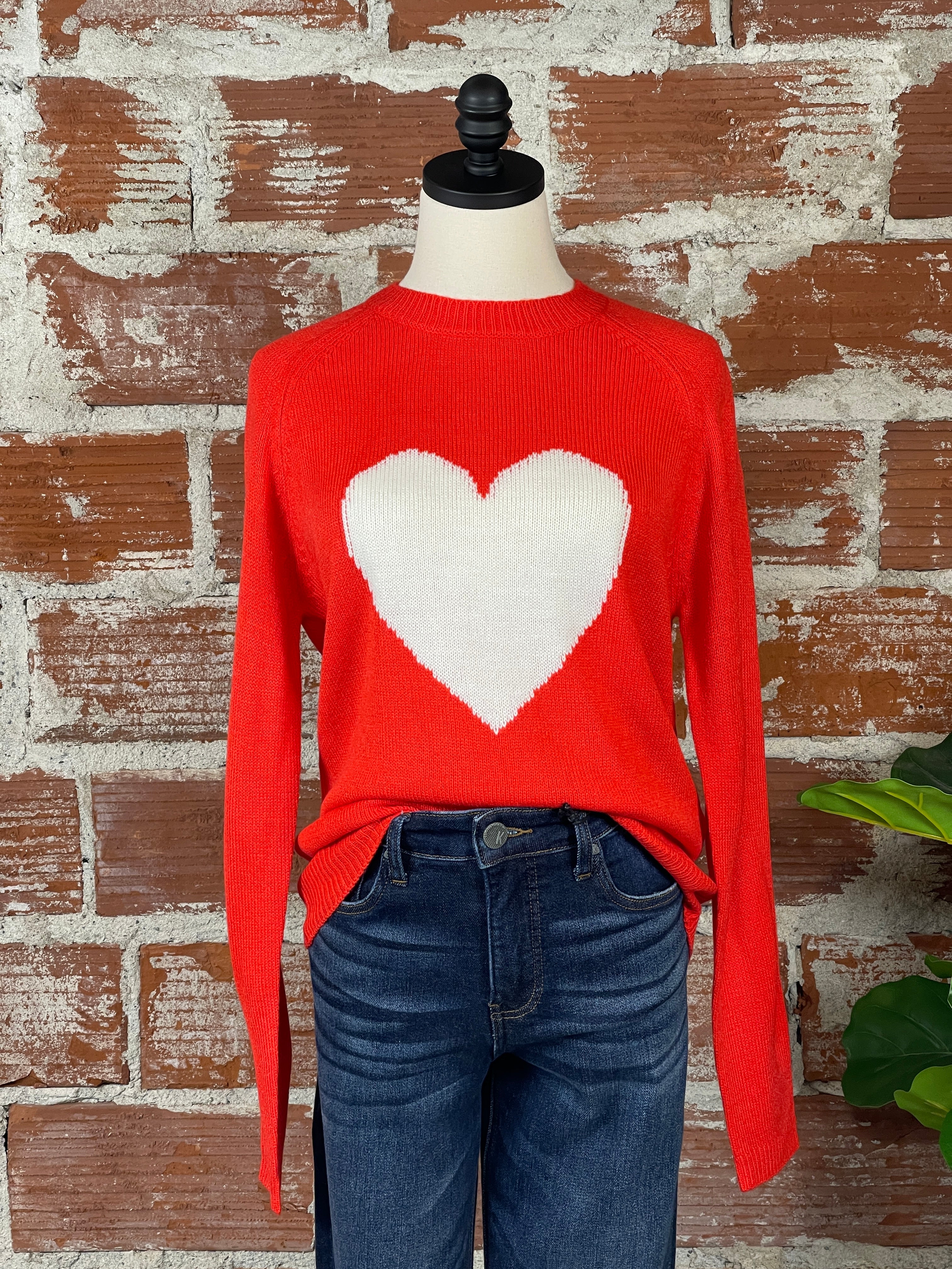 Jean + June Heart Sweatshirt