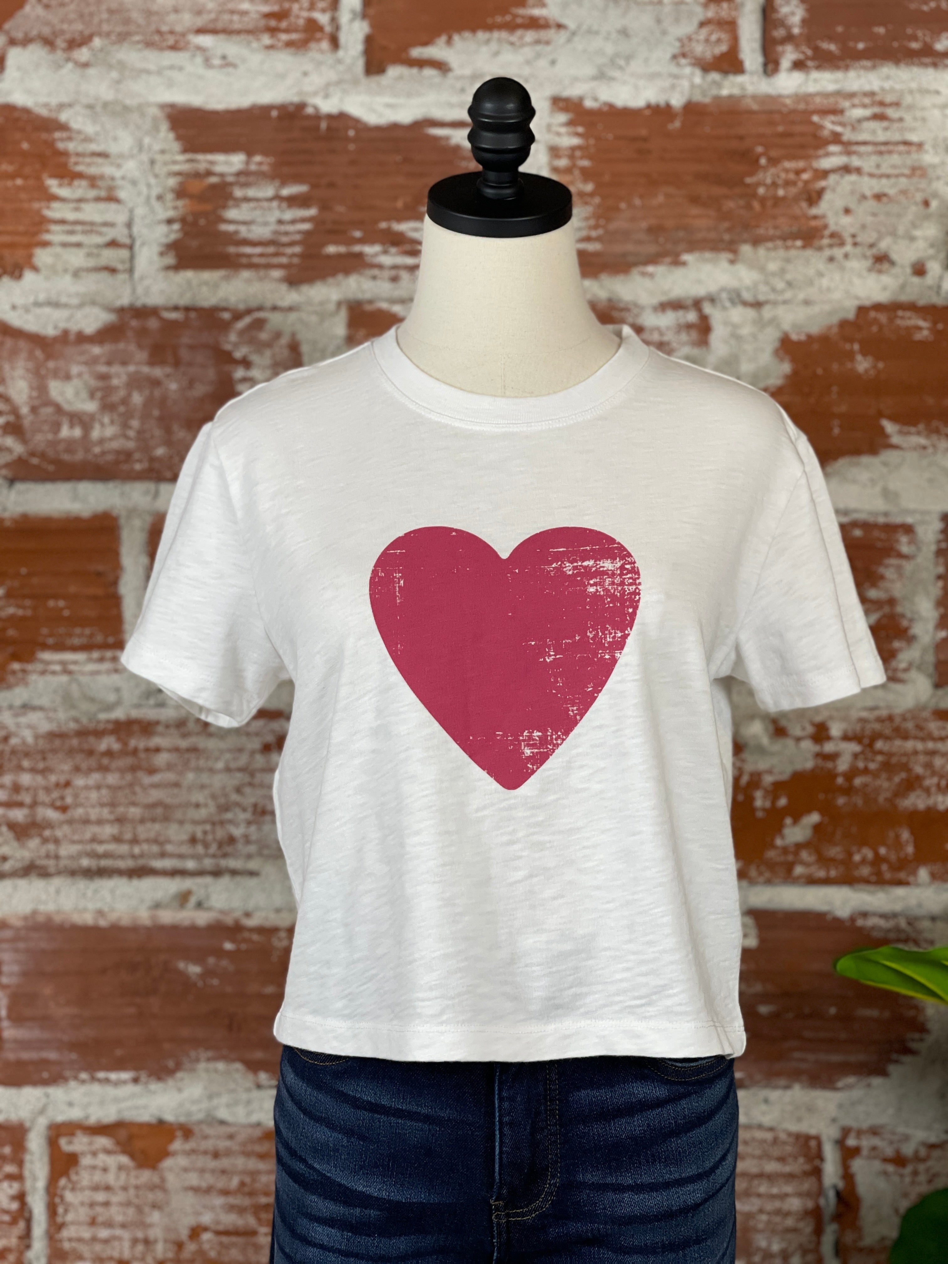 Z Supply You Are My Heart Tee-122 - Jersey Tops S/S (Jan - June)-Little Bird Boutique
