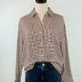 Z Supply River Plaid Top in Chocolate Cherry-111 - Woven Top F/W (June- Nov)-Little Bird Boutique