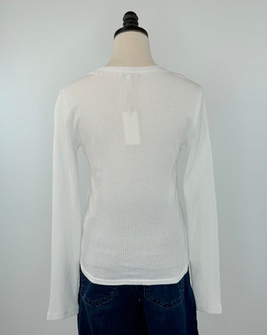 Z Supply Arlet Mini Thermal Top in White-121 - Jersey Tops F/W (June - Nov)-Little Bird Boutique