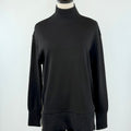 Z Supply Sable Rib Sweatshirt in Black-142 Sweatshirts & Hoodies-Little Bird Boutique