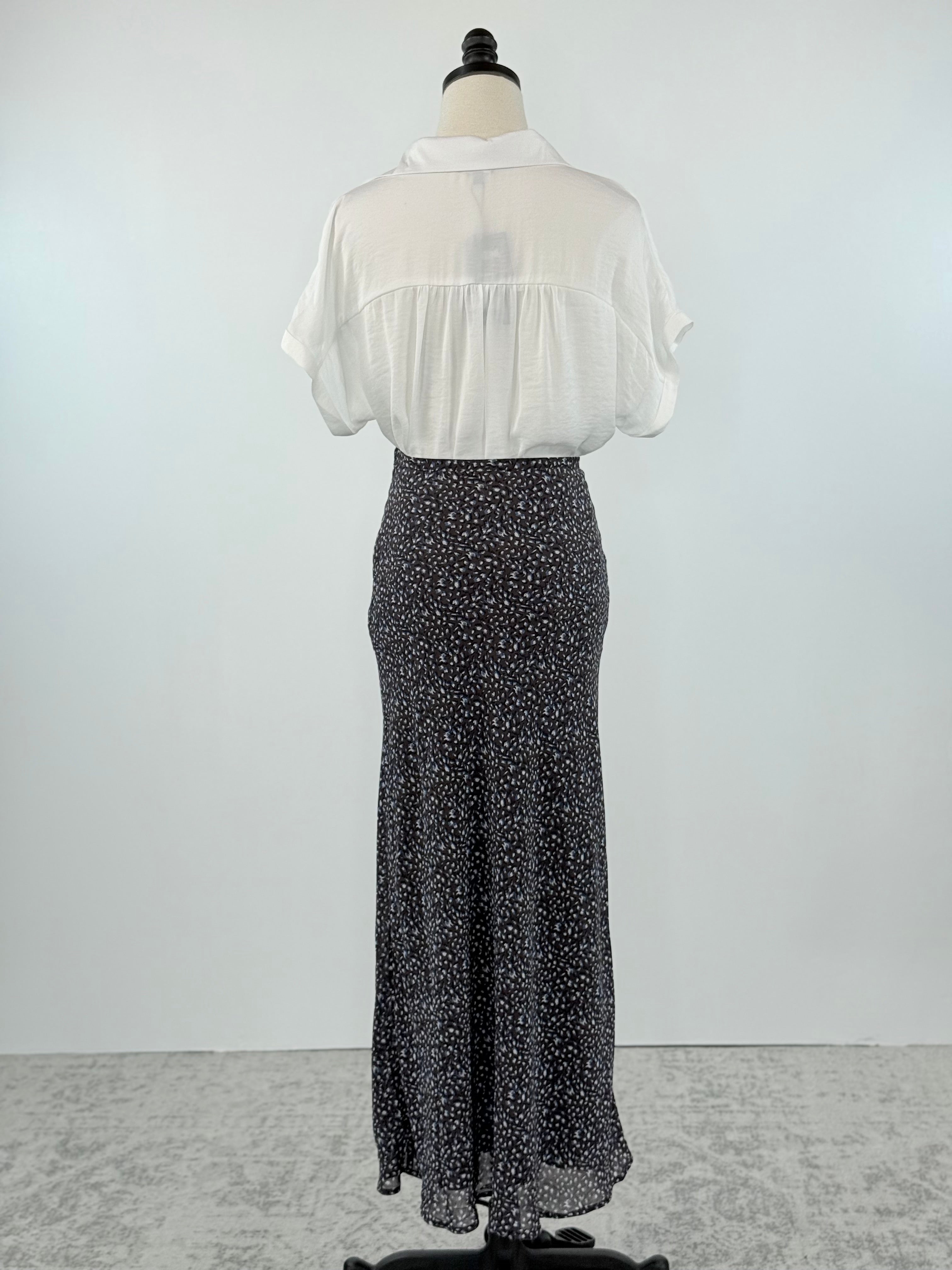 Z Supply Yelena Aspen Floral Maxi Skirt in Java-231 Skirts-Little Bird Boutique