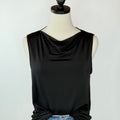 Sanctuary Soft Cowl Shell in Black-123 - Jersey Tops (Holiday)-Little Bird Boutique