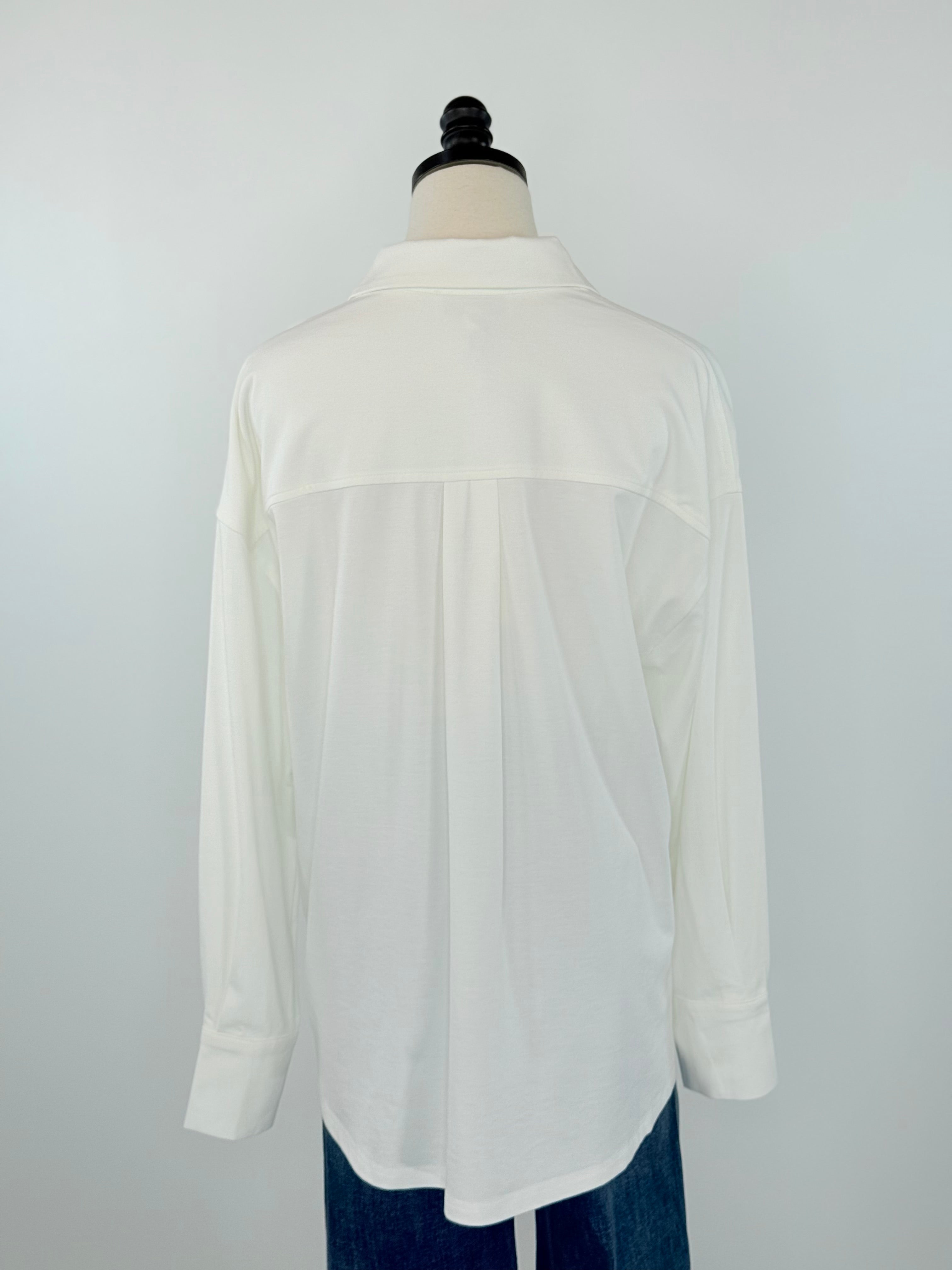 Katherine Top in Ivory-111 - Woven Top F/W (June- Nov)-Little Bird Boutique