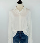 Katherine Top in Ivory-111 - Woven Top F/W (June- Nov)-Little Bird Boutique