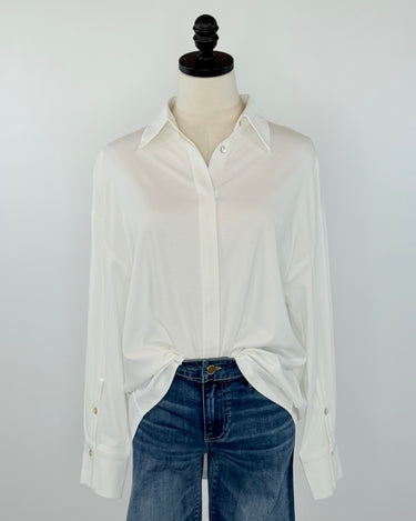 Katherine Top in Ivory-111 - Woven Top F/W (June- Nov)-Little Bird Boutique