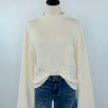 Serenity Pocket Sweater in Cream-131 - Sweaters F/W (June - Nov)-Little Bird Boutique
