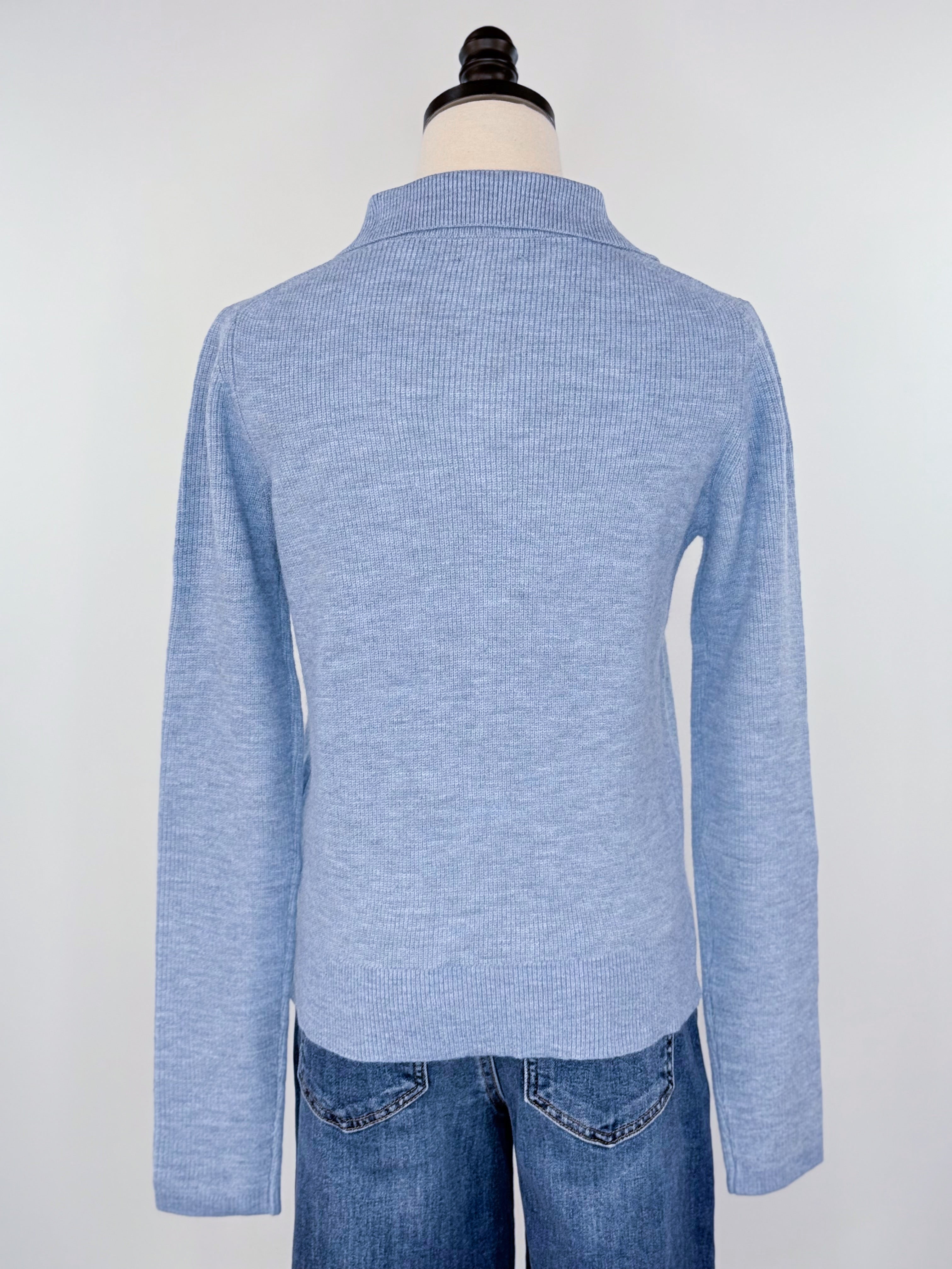 Flag and Anthem Castleberry Sweater in Blue Multi-131 - Sweaters F/W (June - Nov)-Little Bird Boutique